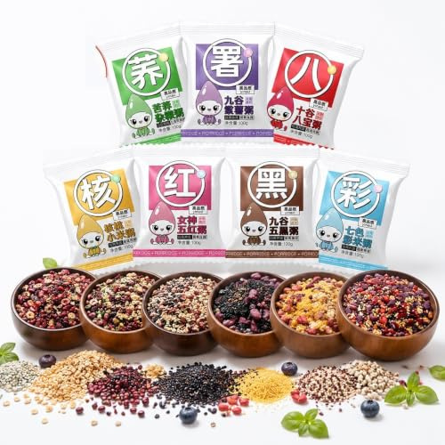 Mélange de bouillie de céréales mélangées 7 jours 700 g Sachets individuels de 100 g