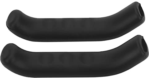 Couvre frein Protection vtt Protege levier de frein vtt, 2pcs Housse Manchon de Frein à Vélos VTT Couvre Coque de Protection de Levier Frein en Silicone Antidérapant Universel pour yclette (Noir)
