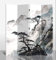 Fine Asianliving Paravent Raumteiler Japanisch Orientalisch Chinesisch Beidseitig L160xH180cm Spanische Wand Trennwand Room Divider Raumtrenner Sichtschutz Bedruckte Canvas Leinwand Asiatisch