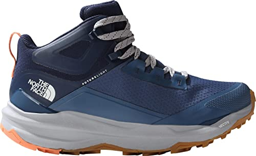 THE NORTH FACE Damen Vectiv Exploris 2 Mid Futurelight Sneaker, Shady Blue Summit Navy, 38 EU