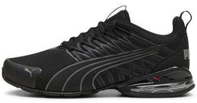Puma Mens Voltaic Evo Cross Trainer, Puma Mens Black-Stormy Slate-for All Time Red, 7.5