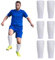 XNIVUIS 3 Paar Fußball Stutzen, Fußball Socken, Fußball Sleeve, Fußball Sleeve Tubes Stutzen Tube, Fussball Schienbeinschonerhalter Innerhalb von 43cm Wadenumfang, Unisex, Einheitsgröße (Weiß)