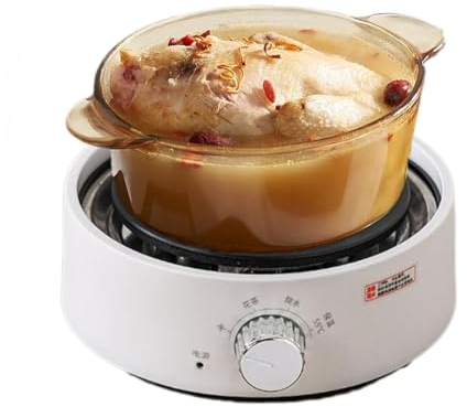 Placa de Inducción Portátil,Placa Eléctrica Portátil Para Cocinar,800W Electricos Pequeños, Estufa de café portátil Estufa de encimera Placa caliente para té Café Cocina Travle