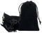 MEXRUMI Sacchetto Velluto，Sacchetti Grandi in Velluto,5 Pezzi,10 * 15Cm, per Gioielli, in Velluto, per Matrimoni, Feste, Regali, Colore Nero，Borsa in Velluto Nero con Coulisse