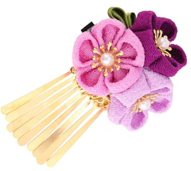CANIGHT Horquilla De Japonesa Pinza Elegante Borlas Para Kimono y Hanfu Accesorios Para Bodas y Rosa y