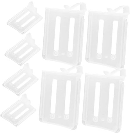 HOMSFOU 8 Pièces Diviseurs de Réfrigérateur Organisateur de Porte pour Réfrigérateur Séparateurs Réglables pour Compartiments de Stockage Accessoires de Cuisine