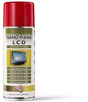 AmComponent - NANO PIANA LCD DETERGENTE SCHIUMA SPRAY per SCHERMI OLED display SMARTPHONE e PC