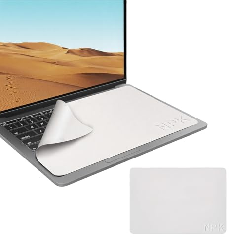 Protector de teclado para portátiles M Book A i r/Pro de 15 pulgadas y 16 pulgadas, paño de limpieza de 34 x 22 cm, cubierta de teclado de pantalla elimina eficazmente el polvo y las huellas