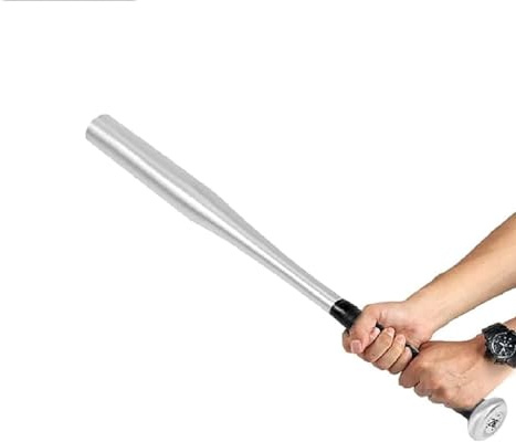 28 Aluminum Alloy Baseball Bat & Ball Set Lightweight Metal Bat with Anti-Slip Grip (4.8cm Handle) Includes Soft Foam Practice Ball for Adults & Youth Training