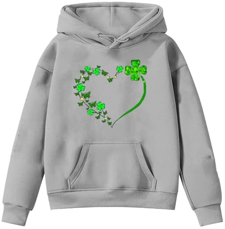 Sweat Fille 16 Ans,Sweat à Capuche pour Enfants garçon et Fille—Vêtement Confortable et Durable pour activités Quotidiennes et Occasions festives (Grey, 13-14 Years)