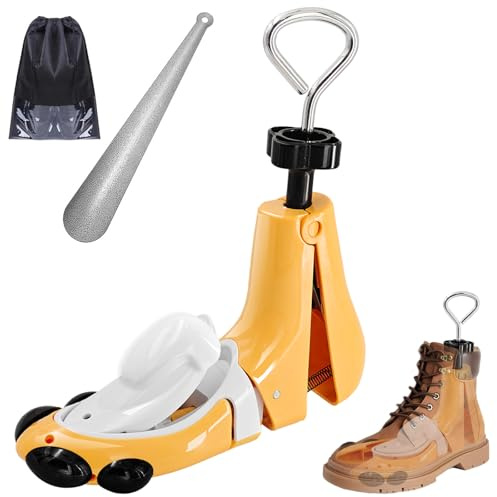 JJDPARTS Barella per scarpe da uomo e da donna, per piedi larghi, regolabile, S per UK Taglia 36-42 (giallo, 1 pezzo), X-Small