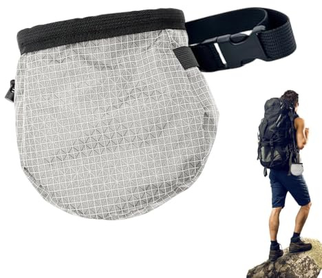 Klätter-magnesiumväska stor vattentät bärbar hink med enkel | Inomhus klättring chalkbag för tyngdlyftning, vandring, träning, barn, kvinnor och