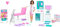 Barbie HFT68 - Gute Besserung Krankenstation Spielset mit brünetter Barbie-Arztpuppe, 4 Spielbereiche, mehr als 30 Teile, Spielzeug ab 4 Jahren