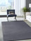the carpet Cosy kuschelig Warmer Fellteppich, weich und elegant, waschbar und Fußbodenheizung geeignet, Öko-Tex Zertifiziert, Anthrazit, 70 x 140 cm