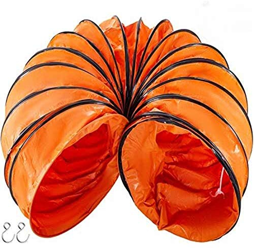 Lufttransportslang, längd 5M / 10M varmluftsslang, -15 ℃ ~ 80 ℃ PVC ventilationsslang, ventilationsslang diameter 200/300/400/500/600 MM byggplatsslang,10M-diam:300mm