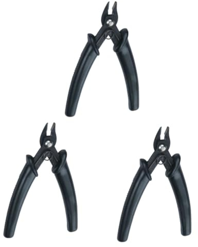 HOMSFOU 3 Stück 127 Mm Elektrodraht-kabelschneider Bündigzange Präzisions-schneidwerkzeug Für Die Elektronik- Und Schmuckherstellung