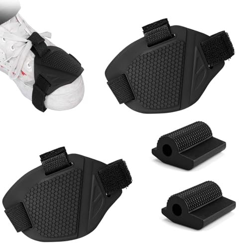 KARELLS Protezione Scarpe Moto, Copriscarpe Moto, 2 Pezzi Copertura Protettiva per Scarpe da Moto, Salvascarpe Moto, Protezione Scarpe per Leva Moto, Protezione Leva Cambio Moto, Moto Copriscarpe