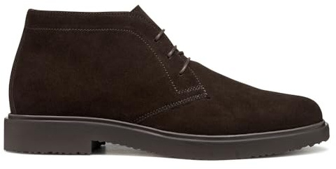 Geox Stivali da uomo U MASSIMIANO alla caviglia, marrone scuro, 46 EU, marrone scuro., 46 EU
