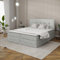 Imebel Boxspringbett 180x200 mit Bettkasten - Bett mit Matratze und 2 Bettkästen - Schlafzimmerbett mit Topper - Bequemes und Elegantes Doppelbett für das Schlafzimmer