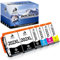DOUBLE D 202XL Multipack für Epson 202XL kompatibel mit Epson XP-6000 XP-6005 XP-6100 XP-6105