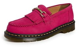 Dr. Martens Mocassins Adrian Snaffle unisexe pour adulte, rose fuchsia, 6 Women/5 Men