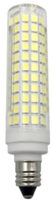TYKGSQIP Ampoule LED en cristal de maïs à intensité variable 15 W E14 E12 E11 BA15D G9, 136 LED, 110 V 220 V. 1 ampoule E11 15 W 220 V,blanc chaud.