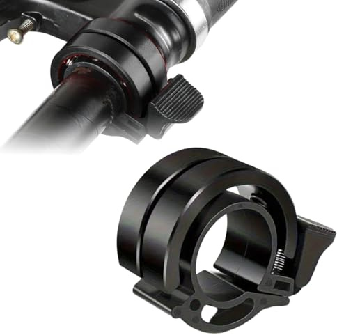 ZENQARI 1 Pezzo Mini Campanello per Bicicletta Lega di Alluminio Mini con Volume di 100 Decibel Campanello Elastico Ideale per Biciclette Mountain Bike con Manubrio da 22 mm
