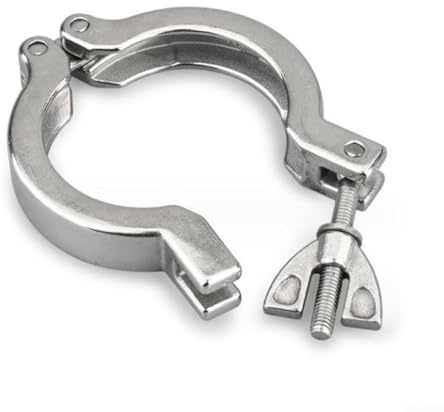 Morsetto a vuoto KF16KF50 Morsetto in lega di alluminio con staffa e anello in gomma Maglia ad alta densità 316 per uso a lungo termine in ambienti industriali (KF25)