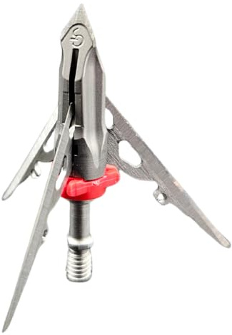 G5 Outdoors G5 Megameat 100 Grain Crossbow Broadhead 3 Pk, Stainless Steel, Model Number: MM102