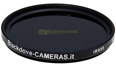 Filtro infrarosso 950nm 52mm Blackdove-cameras Infrared filter 950 nm cut. IR
