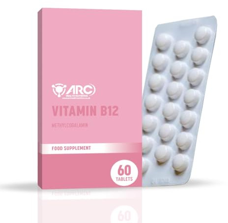 Vitamin B12 Tablets High Strength – 1000mcg Vegan B12 Supplement – 60 Pure Methylcobalamin Tablets - GMP-Approved -for Men & Women - Made in UK