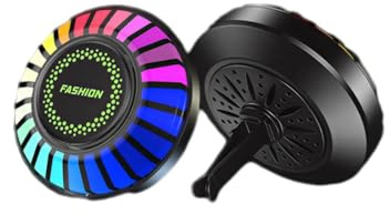 Lampe rythmique de musique de voiture, lumière RVB activée par la voix, contrôle du son, lumière parfumée, LED colorée, lampe d'atmosphère magnétique, lampe de synchronisation pour voiture, jeu