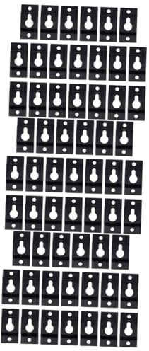 Hoement 3 Set Di Staffe Da Parete in Ferro Con Gancio A Buco Della Serratura Per Ganci A Forma Di S Per Carichi Pesanti Gancio Per Altoparlanti 20 Pezzi * 3