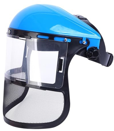 Coperture antipolvere per lavori edili - Maschera respiratoria, Maschera antipolvere per costruzioni | Copertura facciale in filo di acciaio con visione chiara, visiera in rete traspirante, copertura