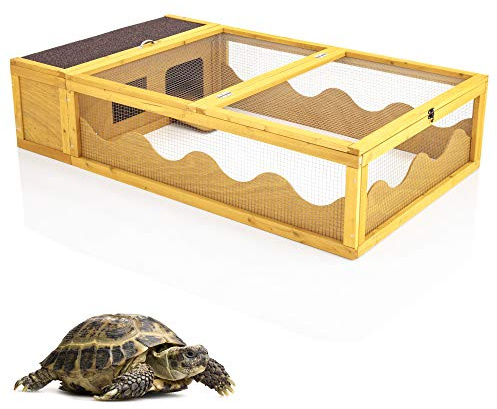 Tortoise Run House Outdoor Indoor by Cozy Pet Tortoise Table 152cm Long Guinea Pig, Rabbit Runs, Hedgehog playpen Model TR01N.