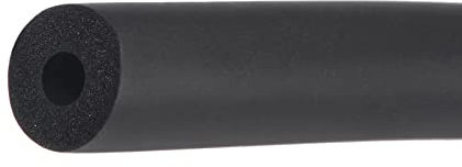 Rebower 3/8 Tubería Aislamiento Tubería Calor Preservación Espuma Tubería Mango Agarraderas, [para Plomería Aislamiento Envoltura] - 20/Negro