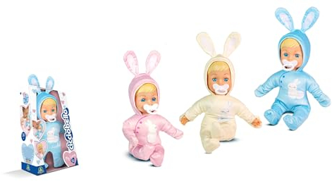 Cicciobello, Puppe 30 cm, mit süßem Pyjama mit Hasenohren, zufällige Modelle, Spielzeug für Kinder ab 2 Jahren, CCBE1