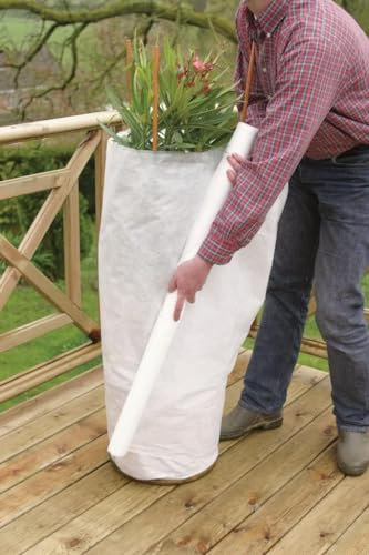 KasaBona Ambassador Frost Fleece 20M X 1M (1 Roll) Protection Plant Blankets Cover for Winter Frost Cold Sun Birds Insect Protection Antifreeze Greenhouse Cover Sheet for Outdoor Thank You Card