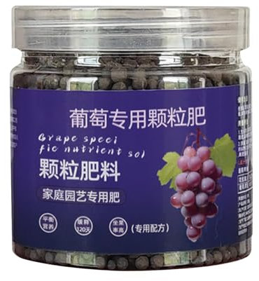 Bexdug Fertilizzante per vite, Fertilizzante per frutta,Fertilizzante particellare a rilascio lento | Fertilizzante granulare composto per alimenti per uva organica, oligoelementi, per giardinaggio