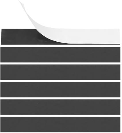 6 Pièces Bandes Magnétiques Autocollantes, Fixations Murales, Bandes Magnétiques Adhésives, Aimants De Tiroir, Loquets De Porte Magnétiques, Aimants De Garde-Robe, Boucles Magnétiques Adhésives