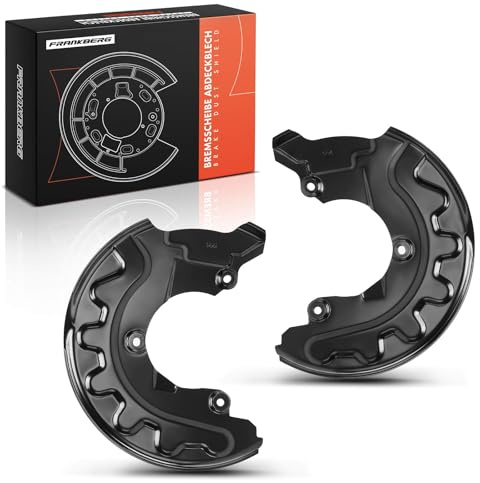 Frankberg 2x Chapas de anclaje Chapa protectora Delantero izquierdo derecho Compatible con Polo 6C1 6R1 Ibiza IV 6J5 6P1 Fabia III NJ3 Fabia III Touring NJ5 Ibiza IV SportCoupé 6J1 6P5 6R0615311C