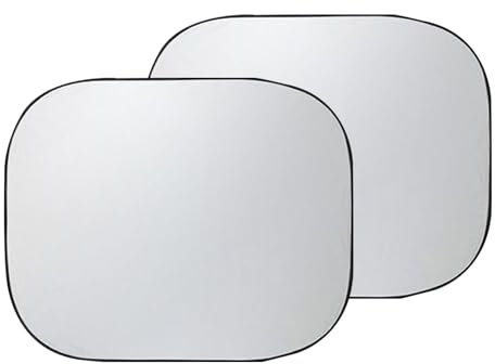Pare-soleil de voiture pliable - Protection UV - Protection thermique - Tapis de pare-brise réfléchissant - Barrière de cavité intérieure, Defflecteur thermique pour l'éblouissement de vitrine, rideau