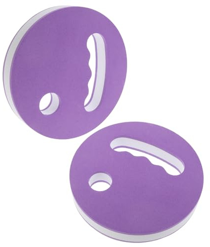 Mikikit Palette da Nuoto in Schiuma Eva 1 Paio Dischi di Resistenza per Piscina per Principianti Attrezzatura Fitness in Acqua per Esercizi Aerobici e Miglioramento Tecnica