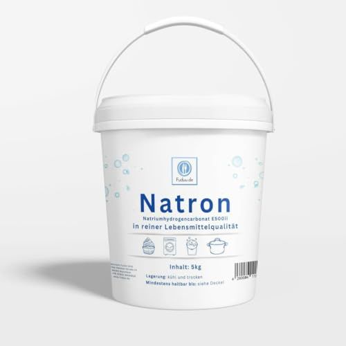 Fuduu.de - Natron Pulver E500 ii Natriumhydrogencarbonat, 5 kg Eimer