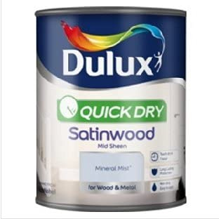 Dulux Quick Dry Satinwood 750ml Mineral Mist