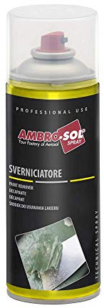 Ambro-Sol - I256 Décapant Spray, Enlève Tout Type de Peinture, Aérosol en Fer Blanc 100% Recyclable à l’Infini de 400 ml, Idéal pour les Bricoleurs