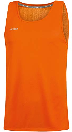 JAKO Herren Tanktop Run 2.0, Neonorange, M