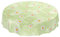 ANRO Wachstuchtischdecke Wachstuch Wachstischdecke Tischdecke Kamille Patchwork Grün Rund 100cm