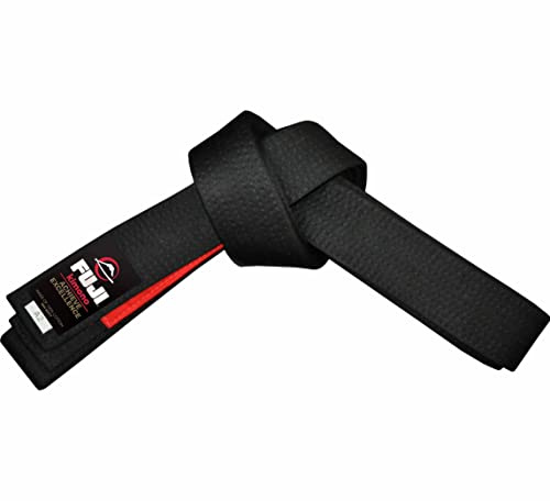 Fuji - Cintura in tessuto di perle unisex, colore: Nero BJJ GI