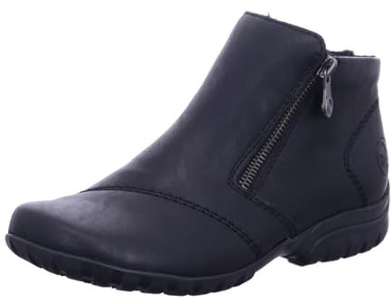 Rieker Femme L4663 Bottine, Noir, 42 EU
